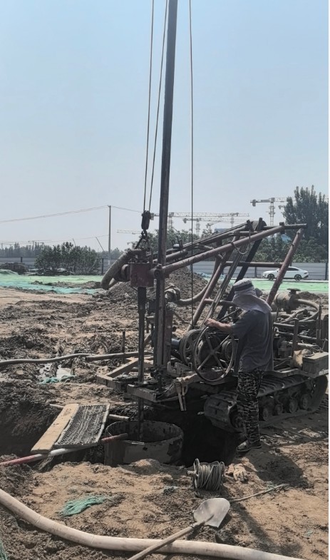 张家口崇礼县工地打井